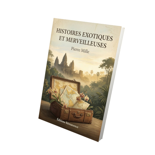 Livre Histoires exotiques et merveilleuses - Pierre Mille - Vue 3D - Editions Remanence