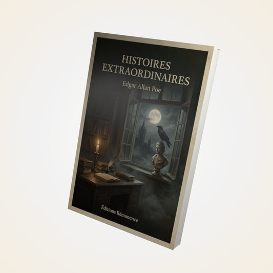 Livre Histoires extraordinaires - Edgar Allan Poe - Couverture 3D