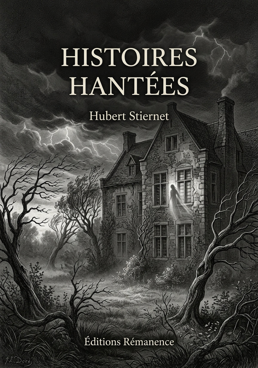 Livre Histoires hantées par Hubert Stiernet - Couverture - Editions Remanence