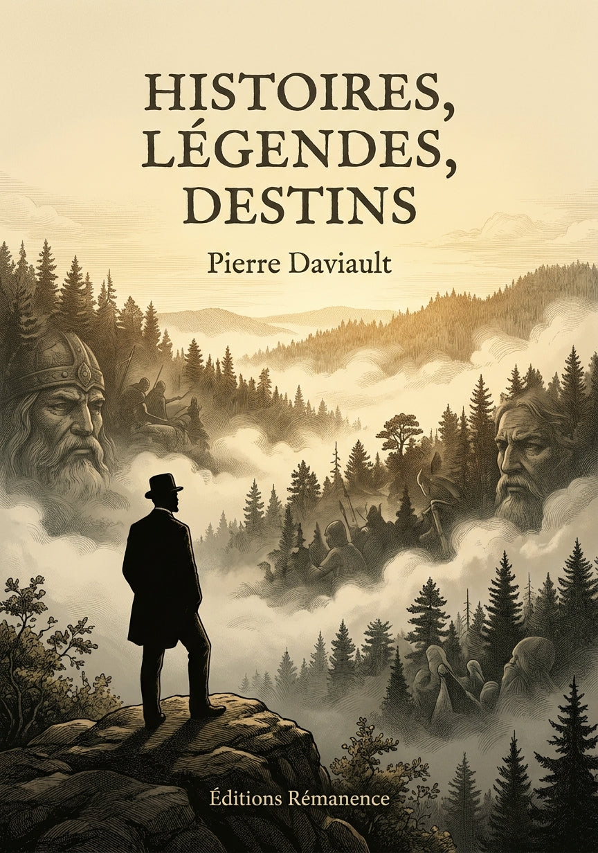 Livre Histoires, légendes, destins par Pierre Daviault - Couverture - Editions Remanence