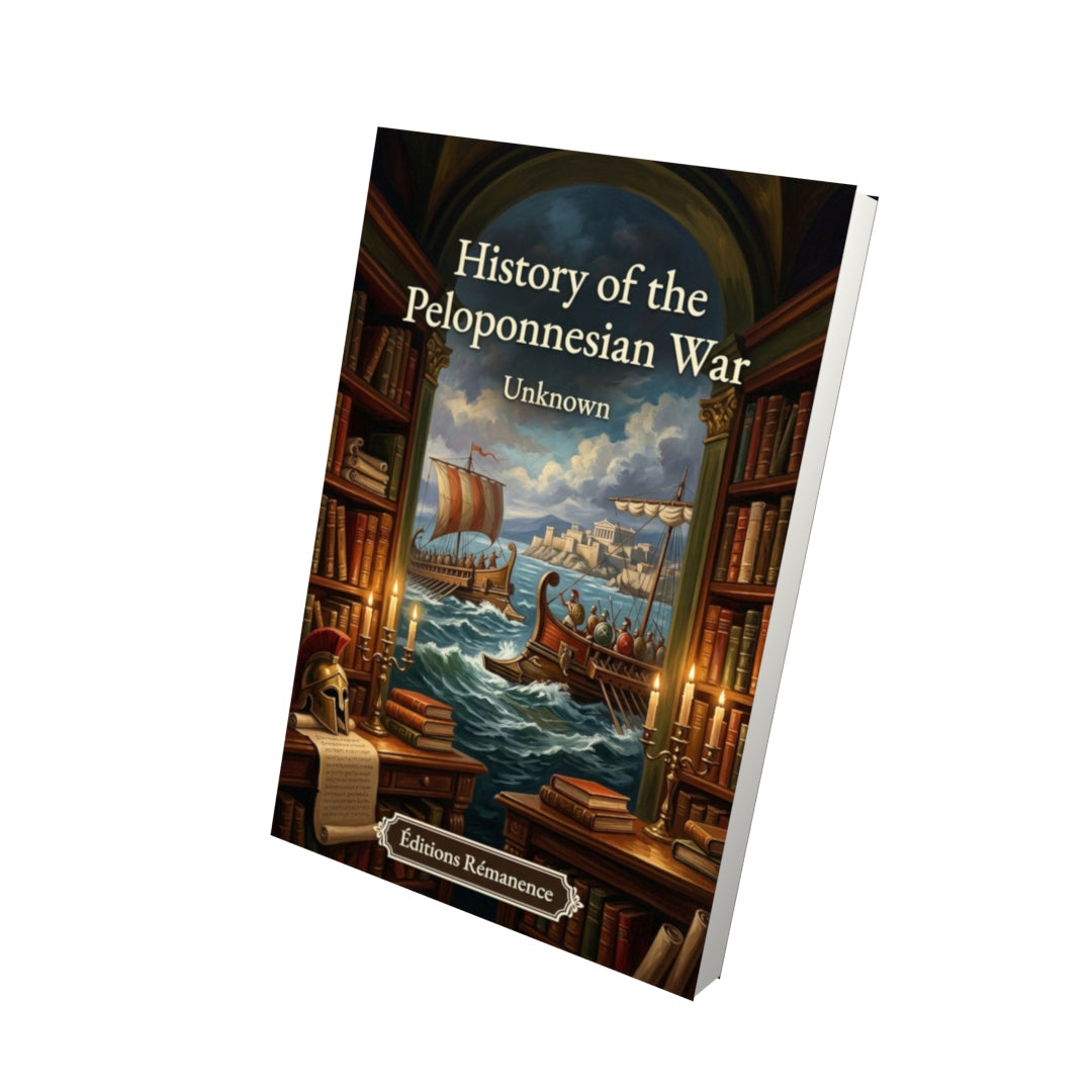 Livre History of the Peloponnesian War - Vue 3D - Editions Remanence