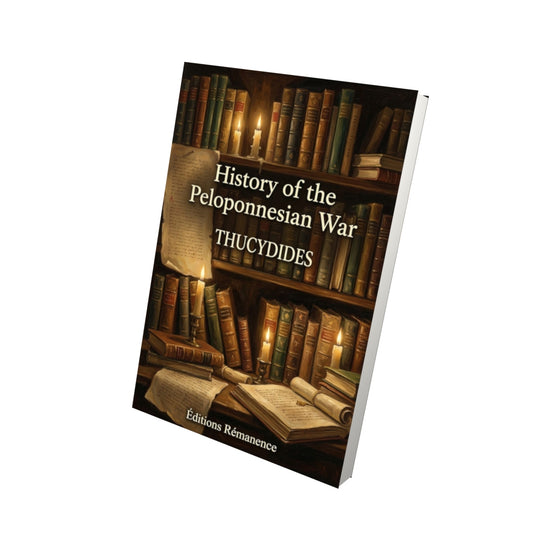 Livre History of the Peloponnesian War – Thucydides - Vue 3D - Editions Remanence