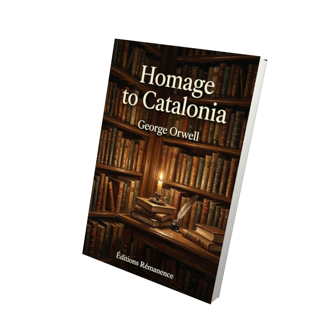 Livre Homage to Catalonia - Vue 3D - Editions Remanence