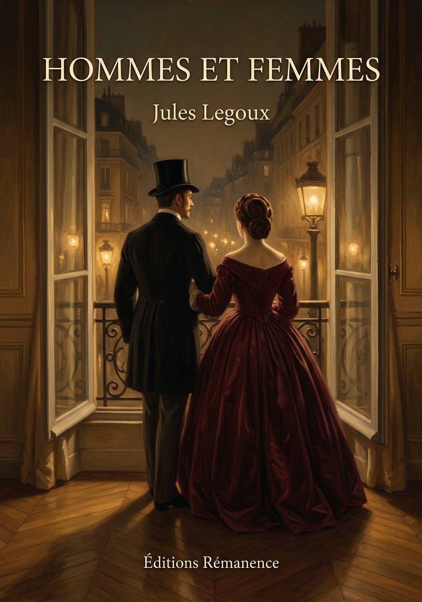 Livre Hommes et Femmes par Jules Legoux - Couverture - Editions Remanence