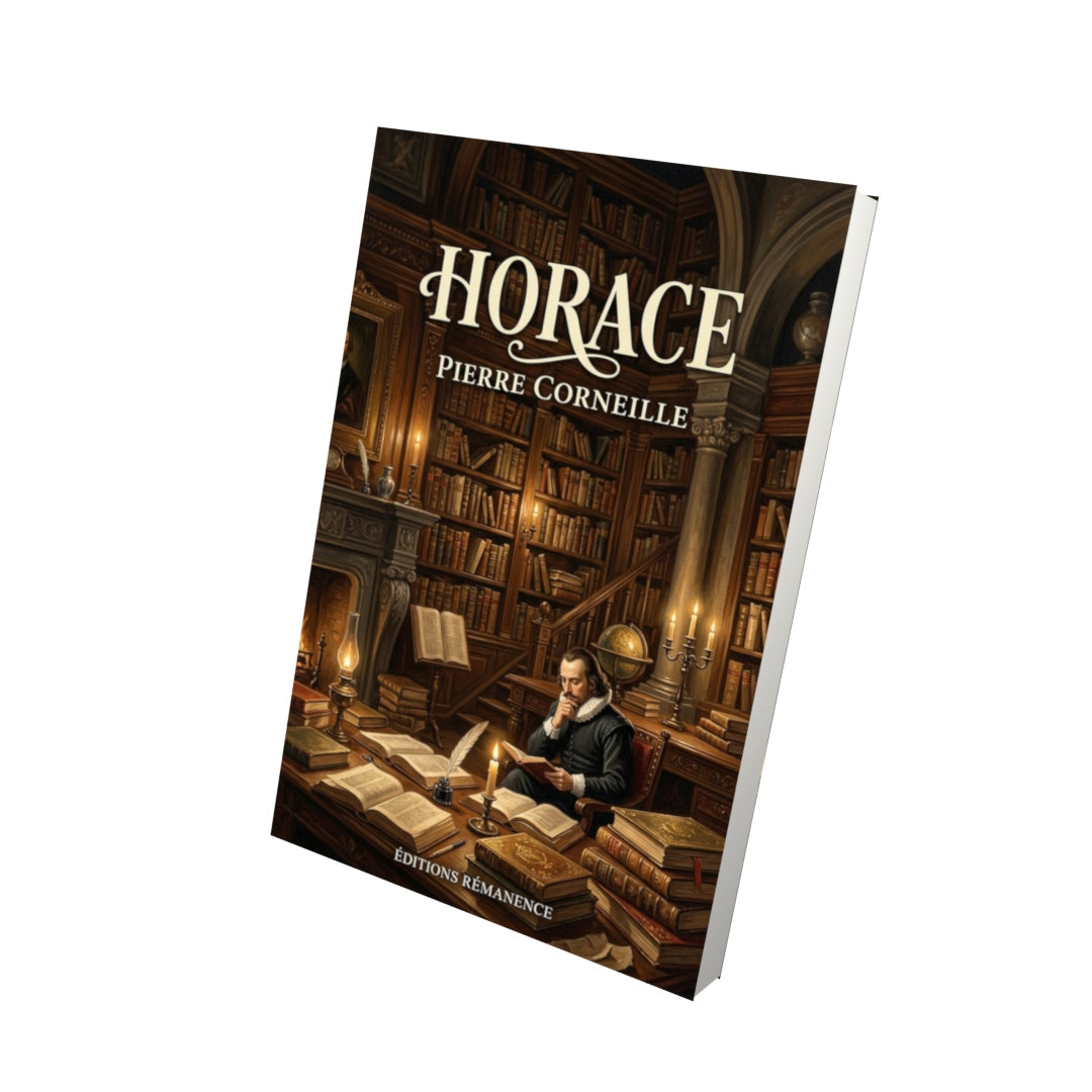 Livre Horace – Pierre Corneille - Vue 3D - Editions Remanence