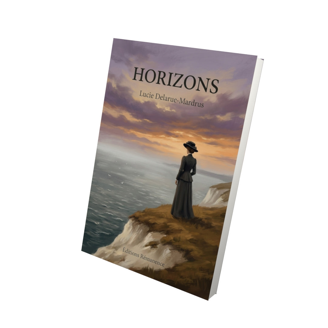 Livre Horizons par Lucie Delarue-Mardrus - Vue 3D - Editions Remanence