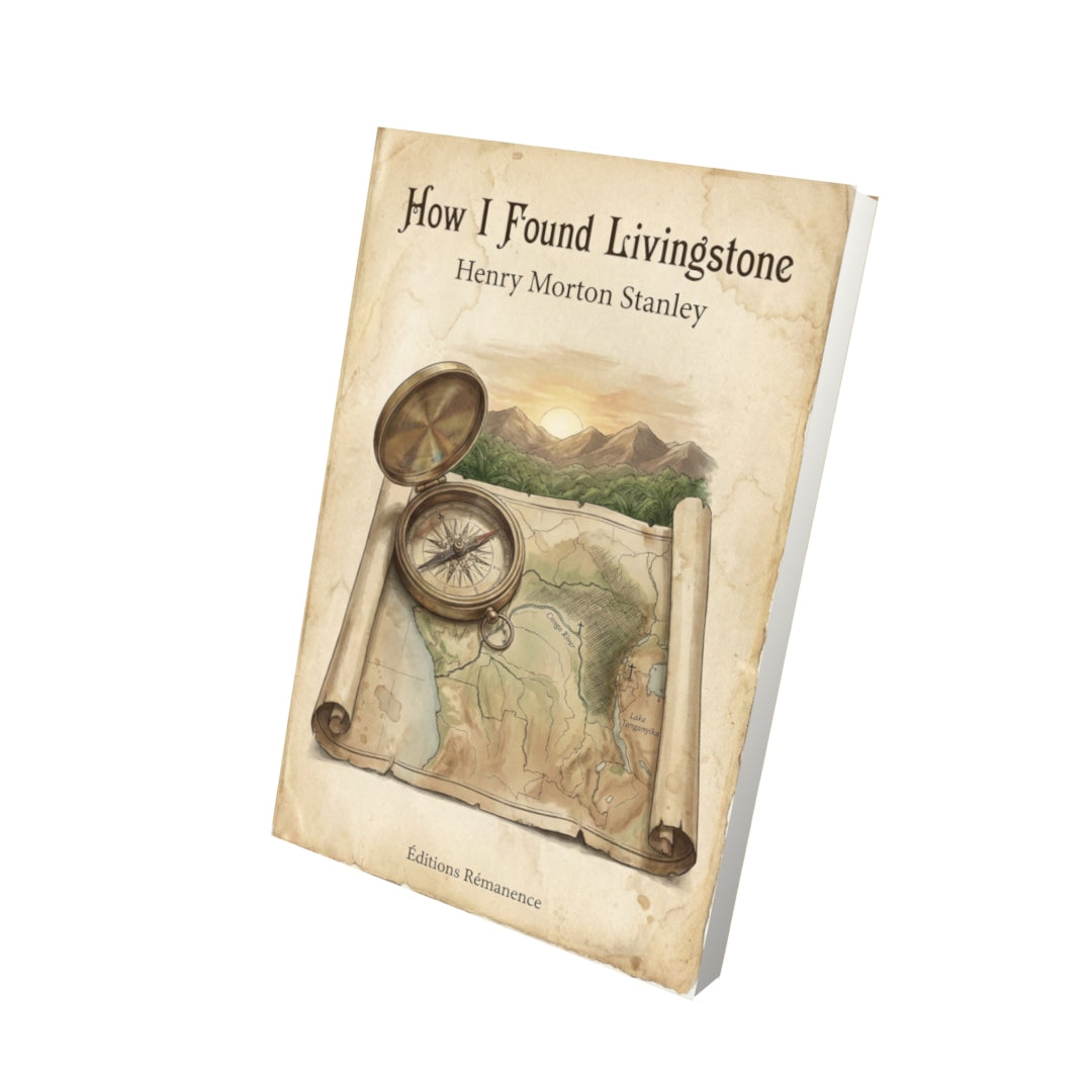 Livre How I Found Livingstone – Henry Morton Stanley - Vue 3D - Editions Remanence