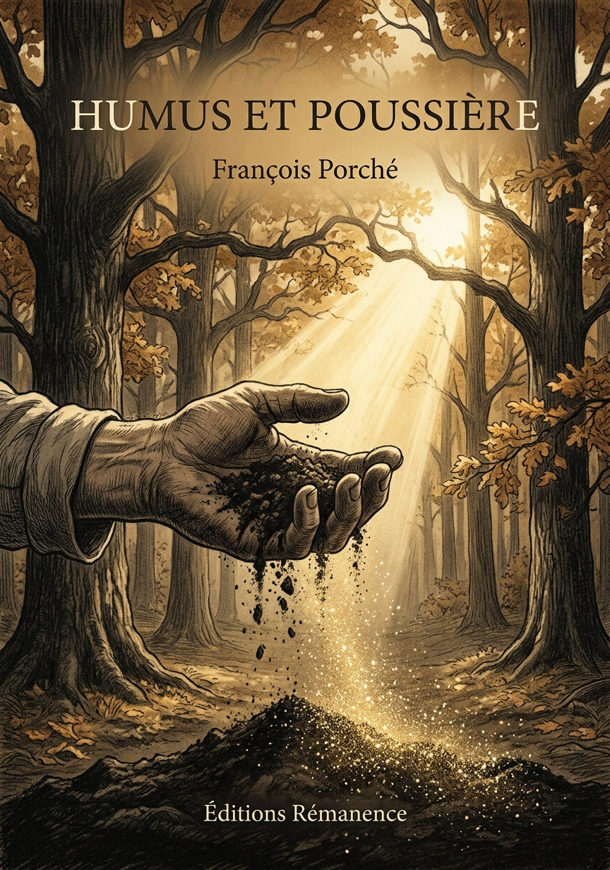 Livre Humus et Poussière par François Porché - Couverture - Editions Remanence