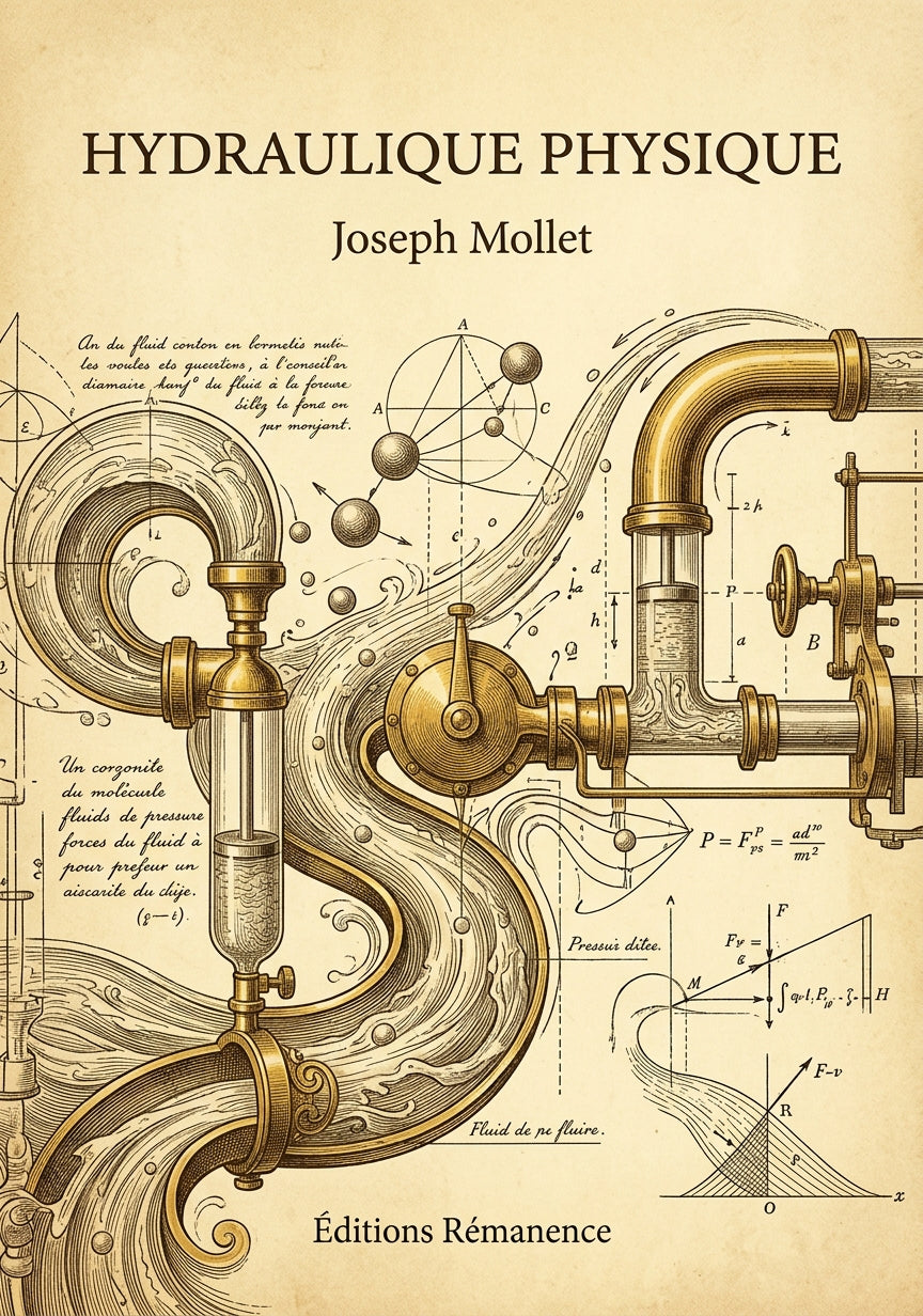 Livre Hydraulique physique par Joseph Mollet - Couverture - Editions Remanence