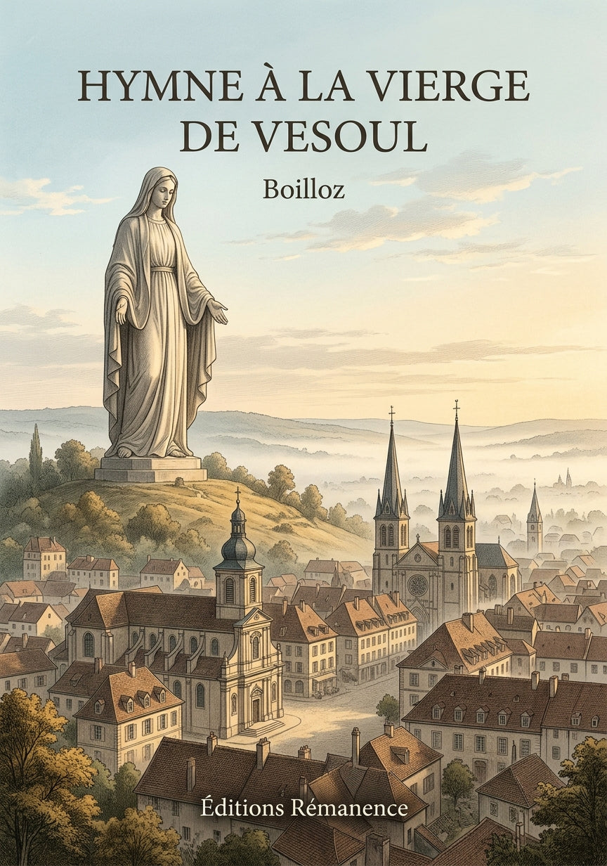 Livre Hymne à la Vierge de Vesoul par Boilloz - Couverture - Editions Remanence