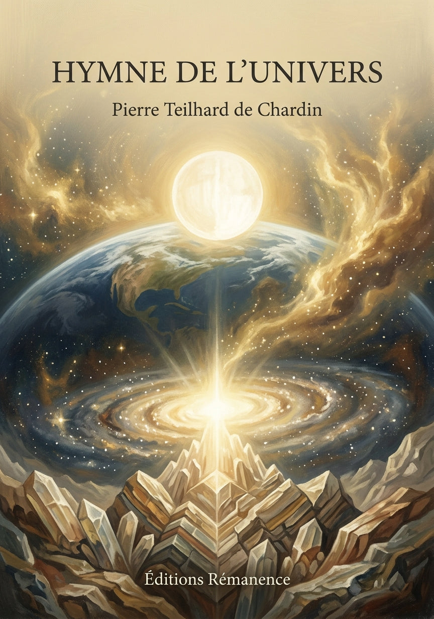 Livre Hymne de l’Univers par Pierre Teilhard de Chardin - Couverture - Editions Remanence