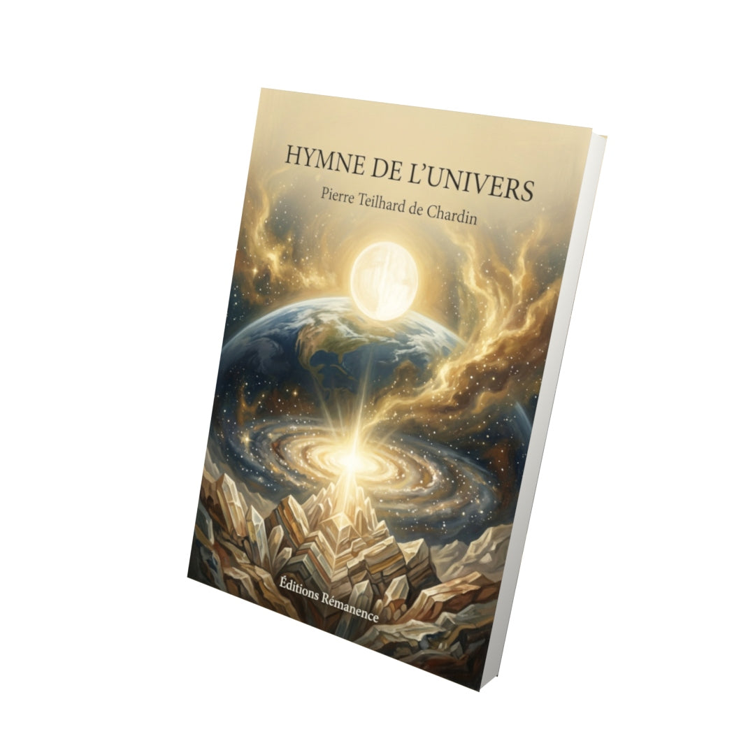 Livre Hymne de l’Univers par Pierre Teilhard de Chardin - Vue 3D - Editions Remanence