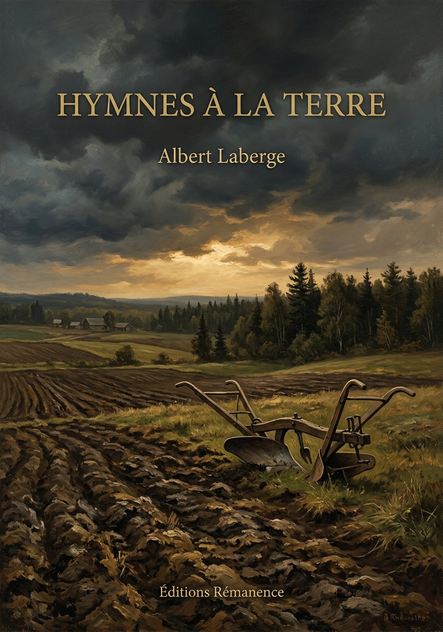 Livre Hymnes à la terre par Albert Laberge - Couverture - Editions Remanence