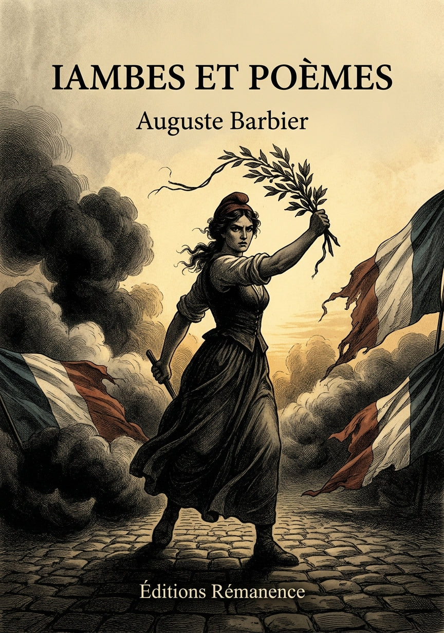 Livre Iambes et Poèmes par Auguste Barbier - Couverture - Editions Remanence