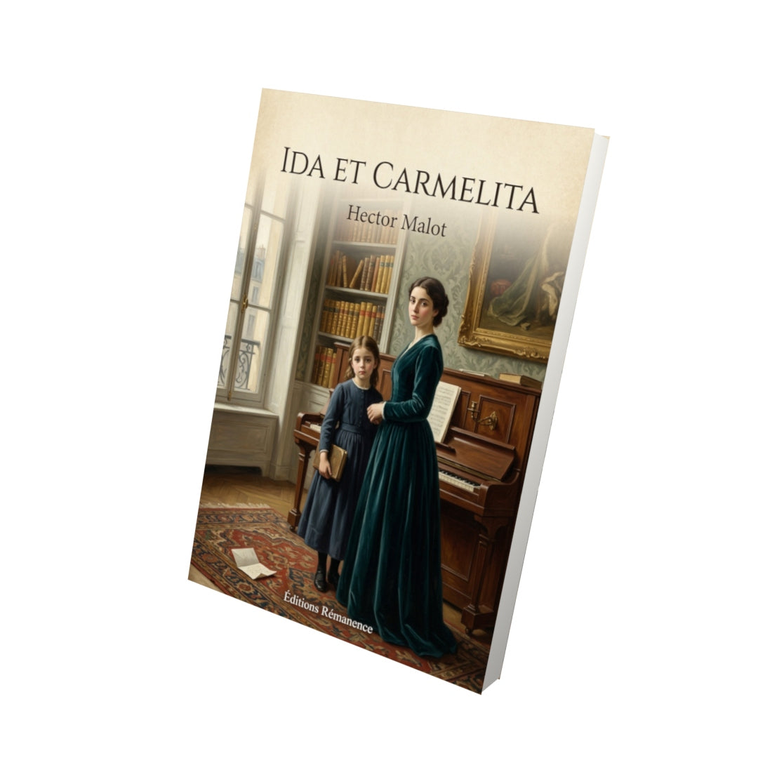 Livre Ida et Carmelita - Hector Malot - Vue 3D - Editions Remanence