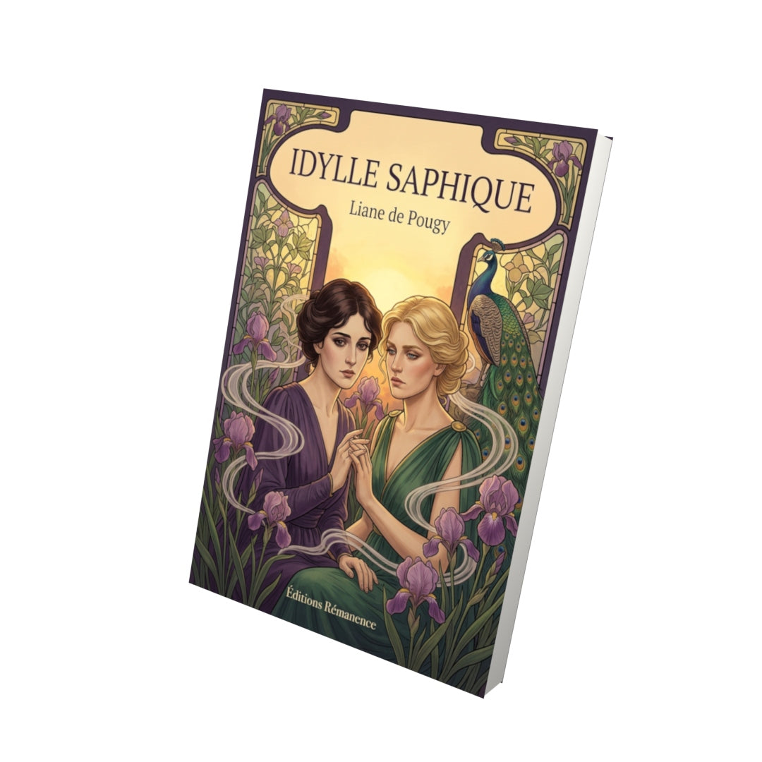 Livre Idylle saphique par Liane de Pougy - Vue 3D - Editions Remanence