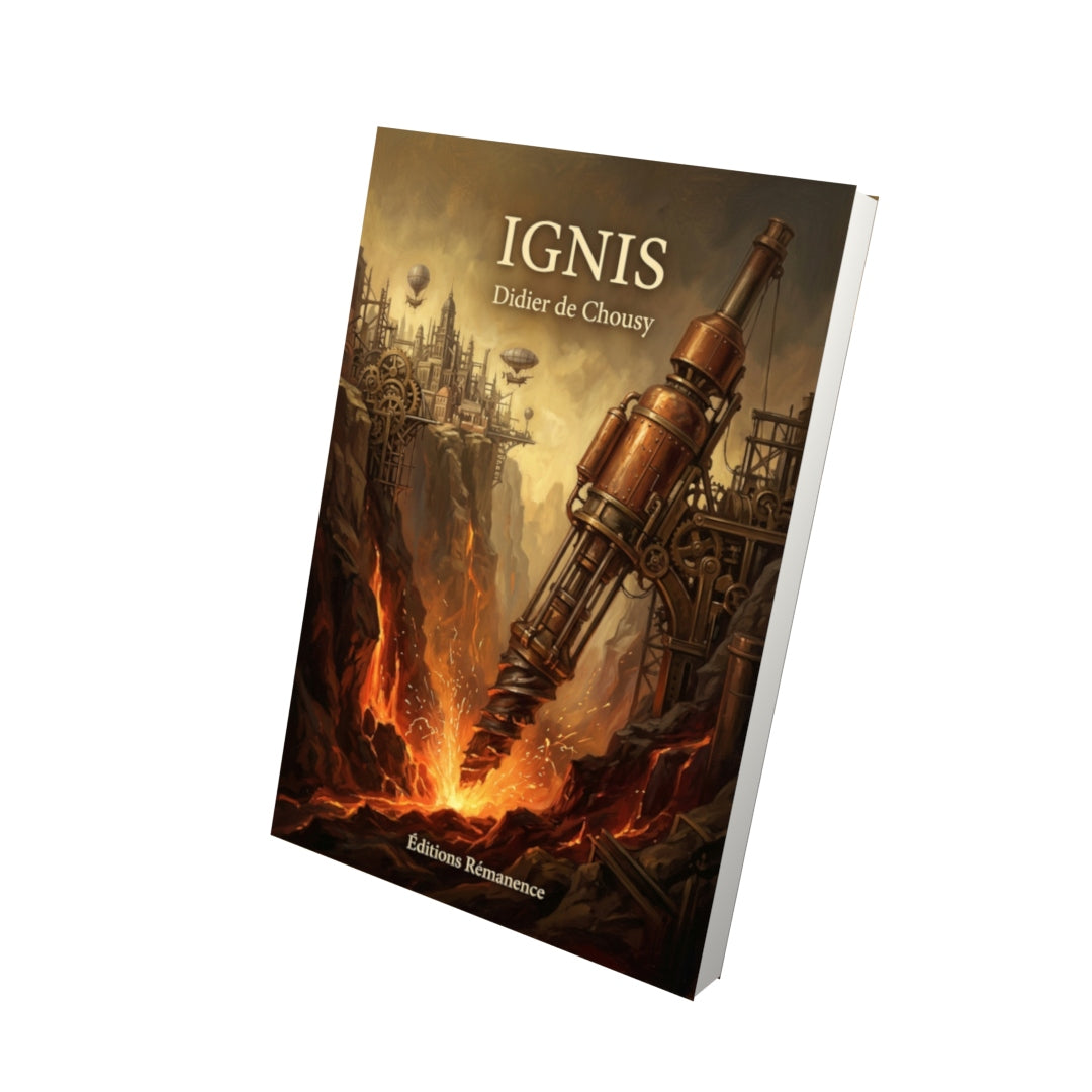 Livre Ignis par Didier de Chousy - Vue 3D - Editions Remanence