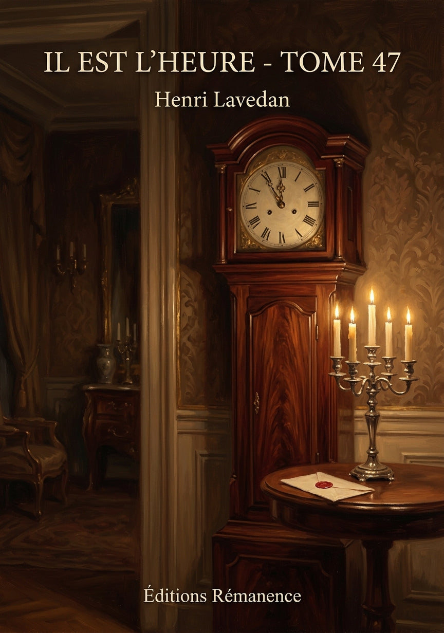 Livre Il est l’heure - Tome 47 par Henri Lavedan - Couverture - Editions Remanence