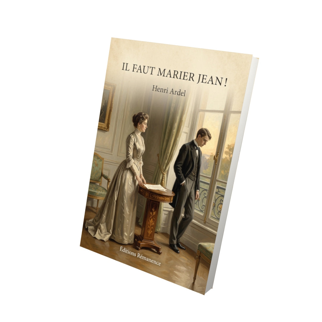 Livre Il faut marier Jean! - Henri Ardel - Vue 3D - Editions Remanence