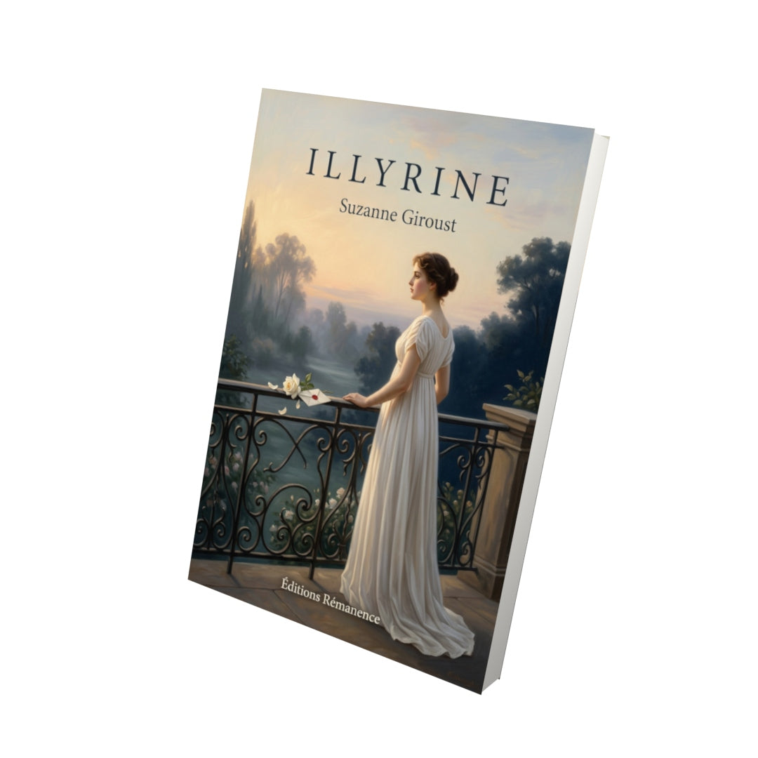 Livre Illyrine par Suzanne Giroust - Vue 3D - Editions Remanence