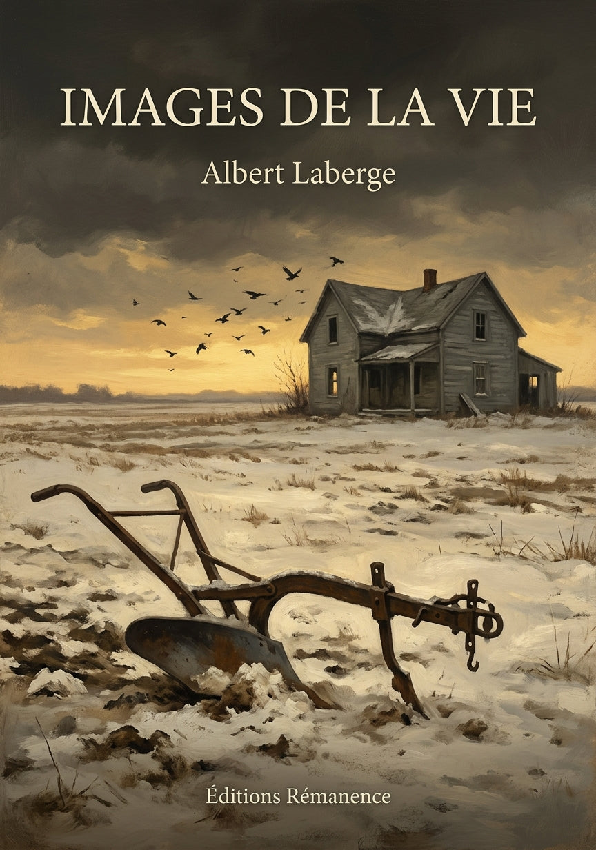 Livre Images de la vie par Albert Laberge - Couverture - Editions Remanence