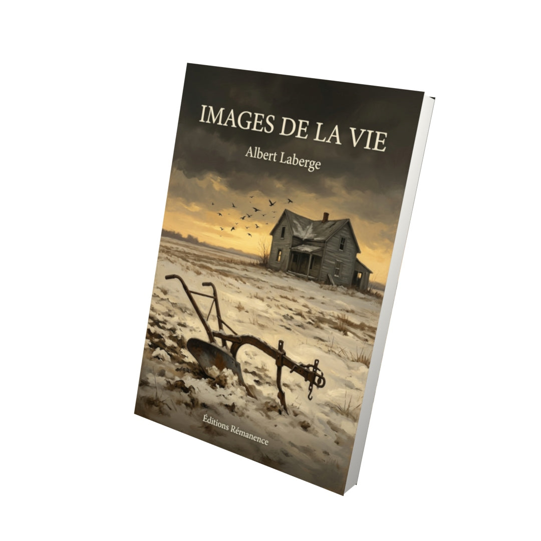 Livre Images de la vie par Albert Laberge - Vue 3D - Editions Remanence