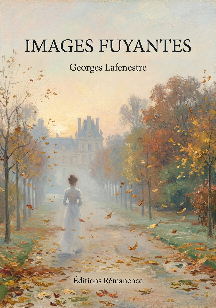 Livre Images fuyantes par Georges Lafenestre - Couverture - Editions Remanence