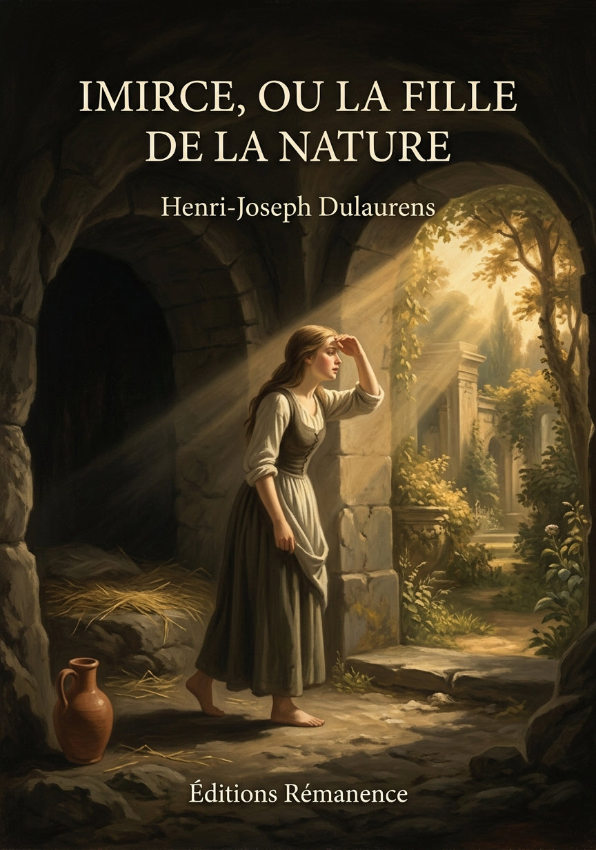 Livre Imirce, ou la Fille de la nature par Henri-Joseph Dulaurens - Couverture - Editions Remanence