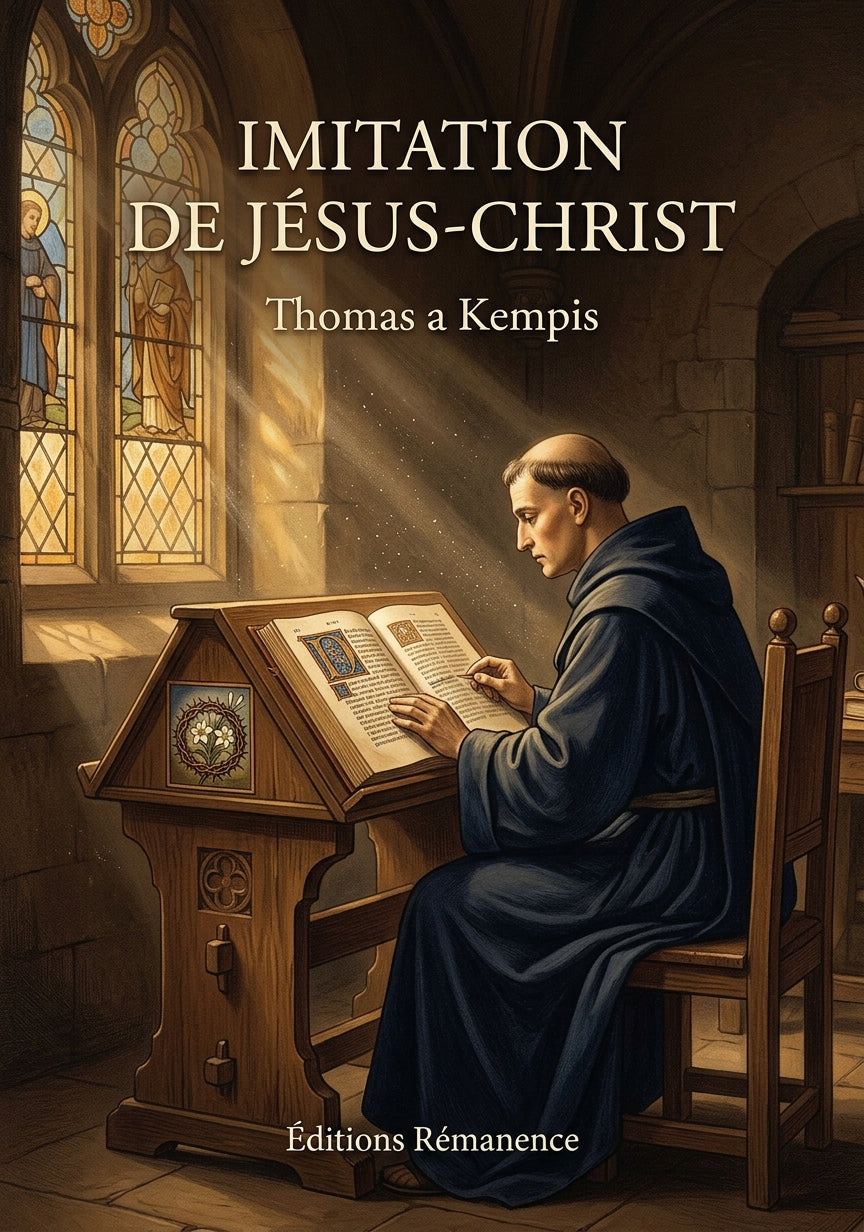 Livre Imitation de Jésus-Christ par Thomas a Kempis - Couverture - Editions Remanence