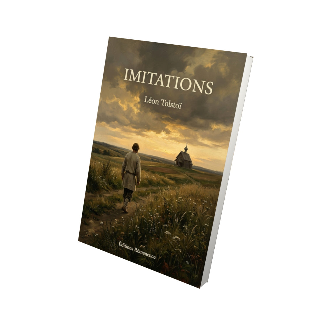 Livre Imitations par Léon Tolstoï - Vue 3D - Editions Remanence