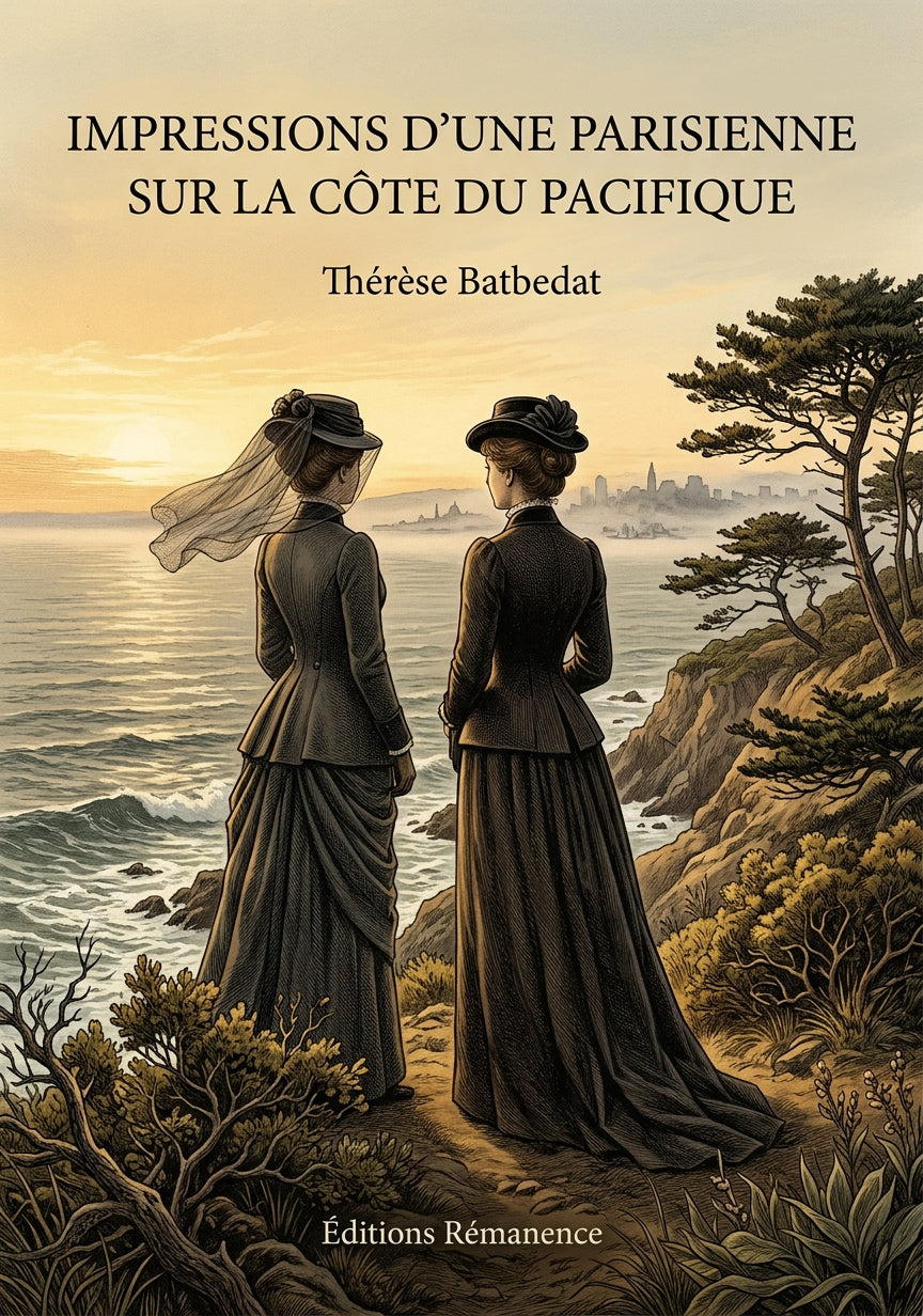Livre Impressions d’une Parisienne sur la côte du Pacifique par Thérèse Batbedat - Couverture - Editions Remanence