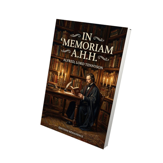 Livre In Memoriam A.H.H. – Alfred, Lord Tennyson - Vue 3D - Editions Remanence