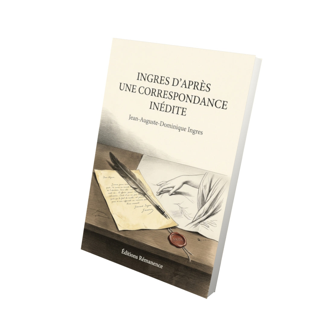 Livre Ingres d’après une correspondance inédite par Jean-Auguste-Dominique Ingres - Vue 3D - Editions Remanence