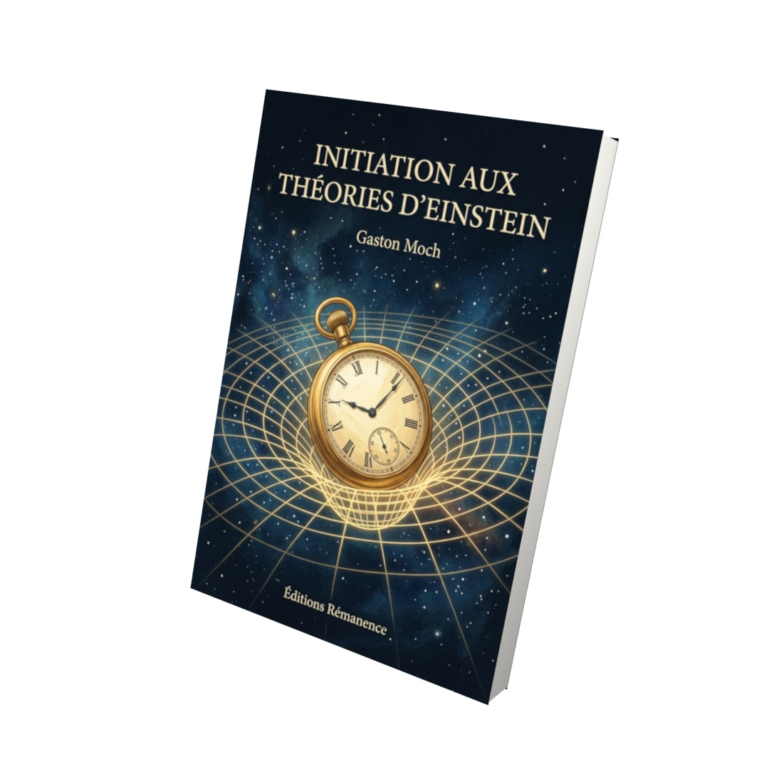 Livre Initiation aux théories d’Einstein par Gaston Moch - Vue 3D - Editions Remanence
