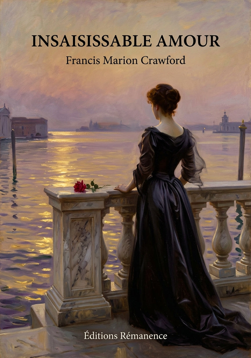 Livre Insaisissable amour par Francis Marion Crawford - Couverture - Editions Remanence