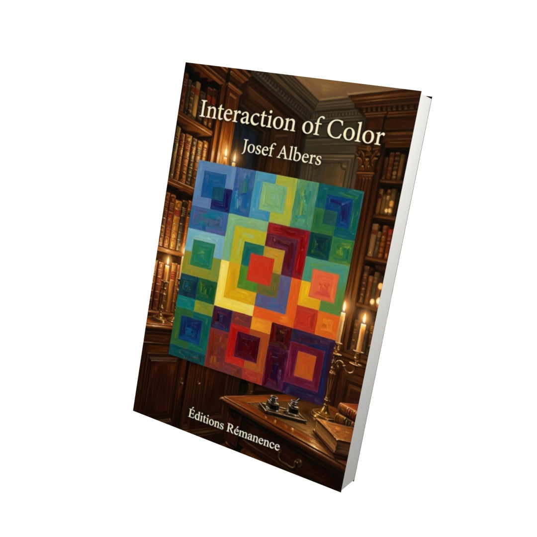 Livre Interaction of Color – Josef Albers - Vue 3D - Editions Remanence