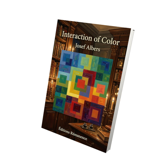 Livre Interaction of Color – Josef Albers - Vue 3D - Editions Remanence