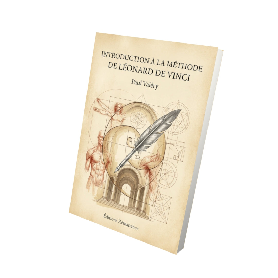 Livre Introduction à la méthode de Léonard de Vinci - Paul Valéry - Vue 3D - Editions Remanence