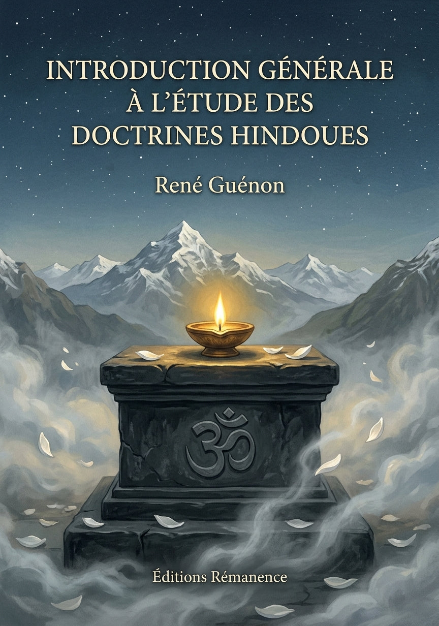 Livre Introduction générale à l’étude des doctrines hindoues par René Guénon - Couverture - Editions Remanence