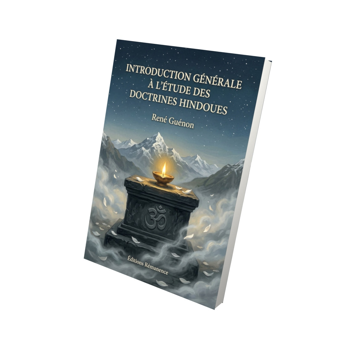 Livre Introduction générale à l’étude des doctrines hindoues par René Guénon - Vue 3D - Editions Remanence