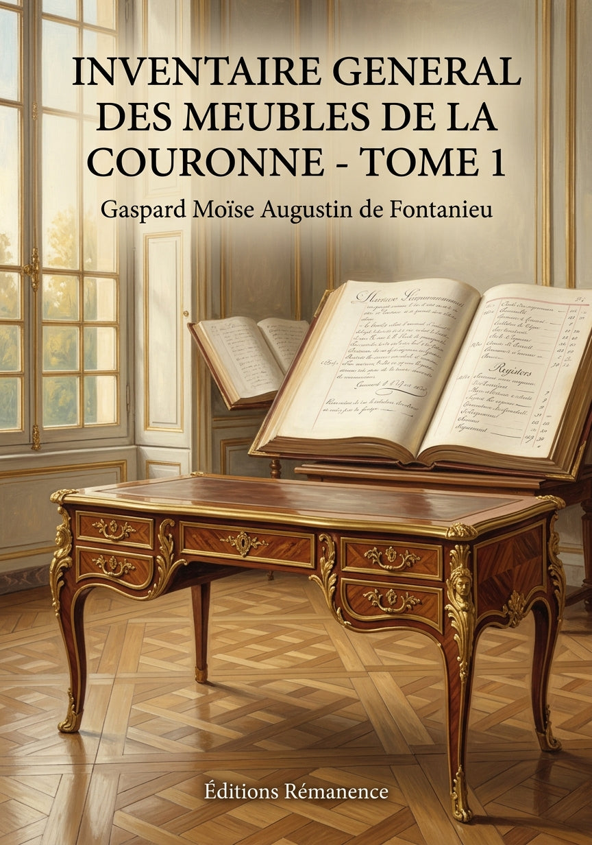 Livre Inventaire general des meubles de la Couronne - Tome 2 par Gaspard Moïse Augustin de Fontanieu - Couverture - Editions Remanence