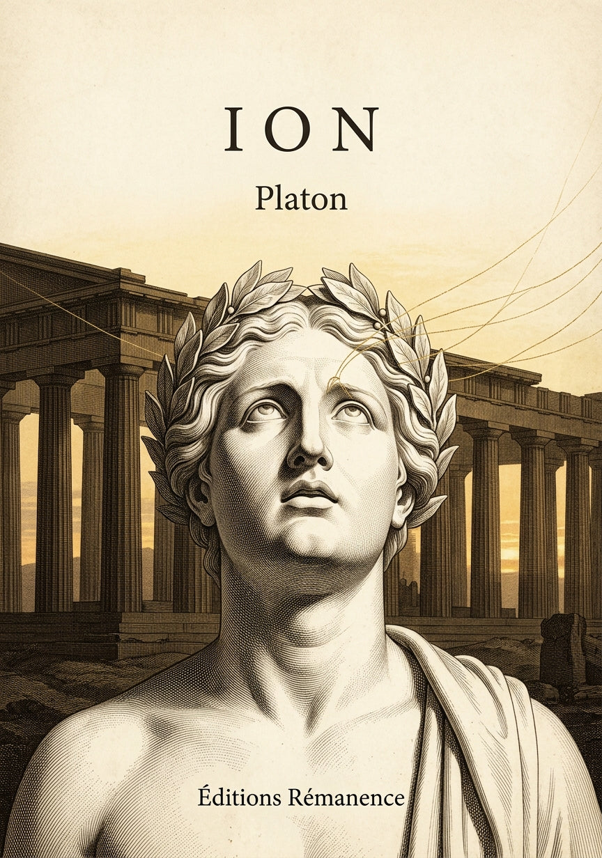 Livre Ion par Platon - Couverture - Editions Remanence