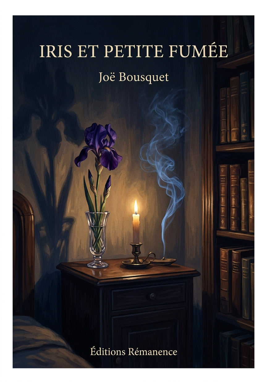 Livre Iris et petite fumée par Joë Bousquet - Couverture - Editions Remanence