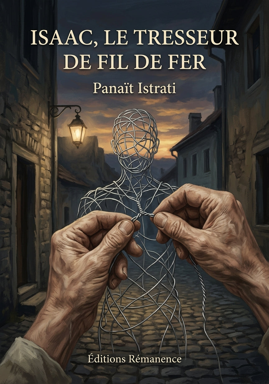 Livre Isaac, le tresseur de fil de fer par Panaït Istrati - Couverture - Editions Remanence