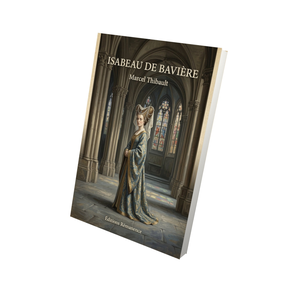 Livre Isabeau de Bavière - Marcel Thibault - Vue 3D - Editions Remanence