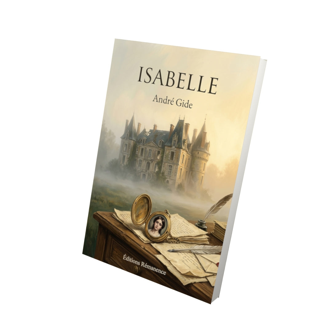Livre Isabelle par André Gide - Vue 3D - Editions Remanence