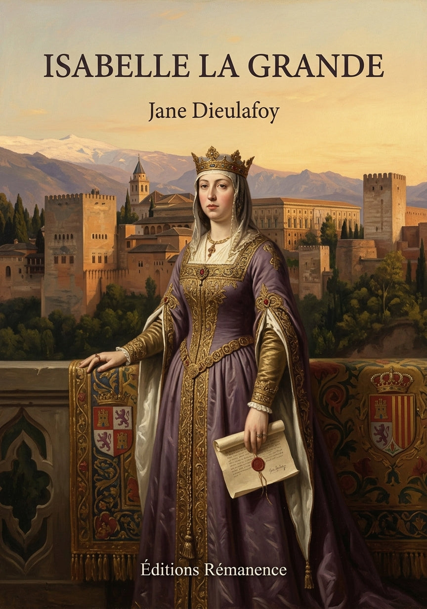 Livre Isabelle la grande par Jane Dieulafoy - Couverture - Editions Remanence