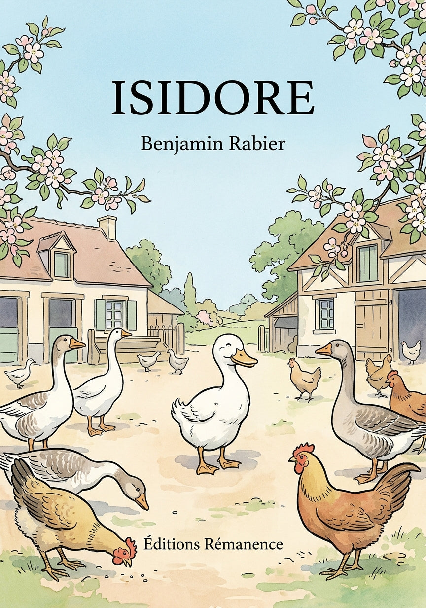 Livre Isidore par Benjamin Rabier - Couverture - Editions Remanence