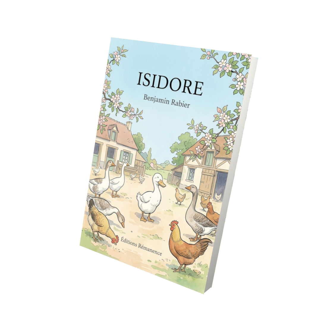 Livre Isidore par Benjamin Rabier - Vue 3D - Editions Remanence