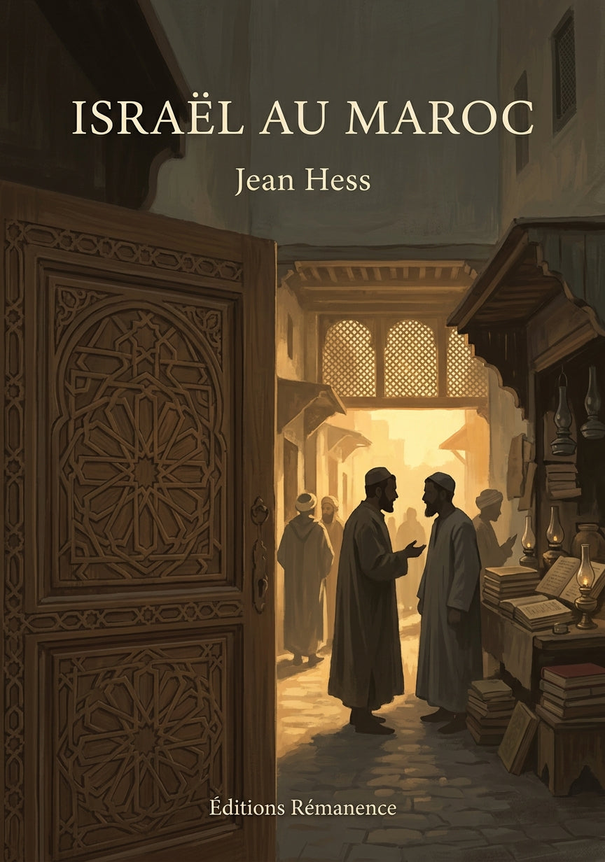 Livre Israël au Maroc par Jean Hess - Couverture - Editions Remanence